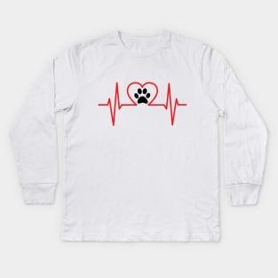 Veterinary Medicine Love Kids Long Sleeve T-Shirt